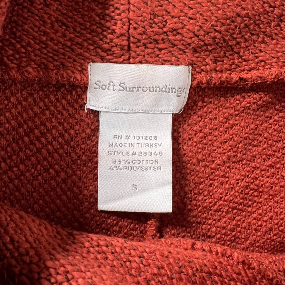 Soft Surroundings Rust Paramount Pullover Over Si… - image 3